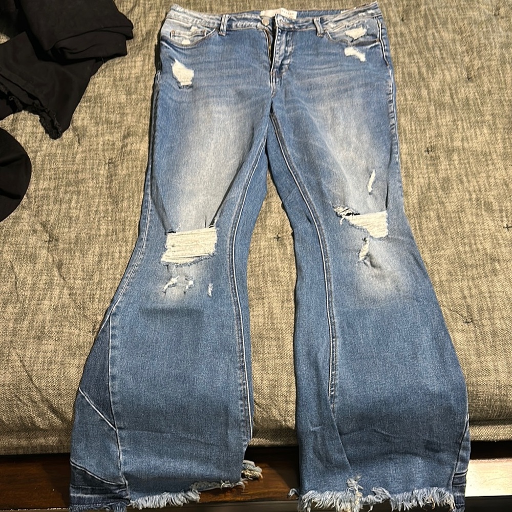 Bridge by Gly high rise  Blue Flare Jeans